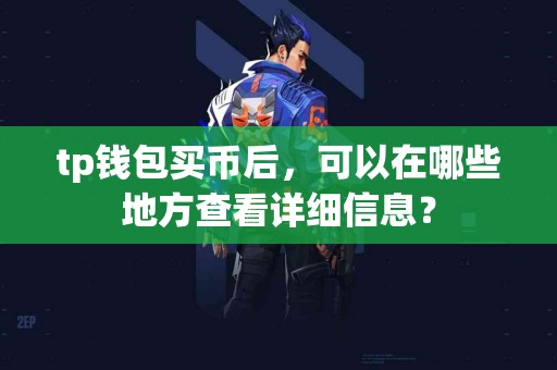 tp钱包买币后，可以在哪些地方查看详细信息？