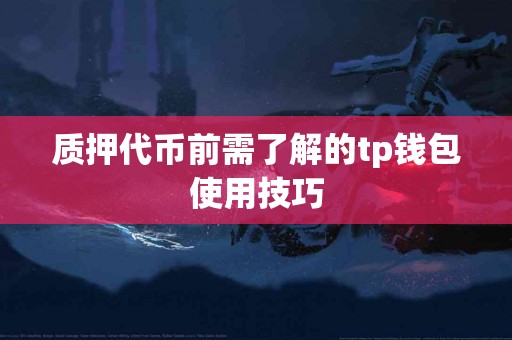 质押代币前需了解的tp钱包使用技巧