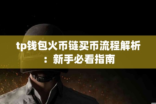 tp钱包火币链买币流程解析：新手必看指南