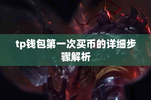 tp钱包第一次买币的详细步骤解析