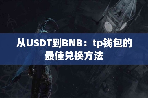 从USDT到BNB：tp钱包的最佳兑换方法