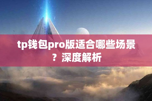 tp钱包pro版适合哪些场景？深度解析