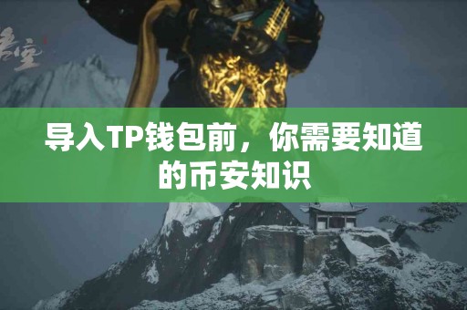 导入TP钱包前，你需要知道的币安知识