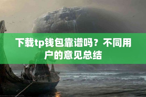 下载tp钱包靠谱吗？不同用户的意见总结