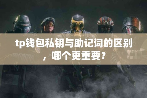 tp钱包私钥与助记词的区别，哪个更重要？