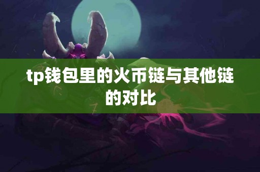 tp钱包里的火币链与其他链的对比