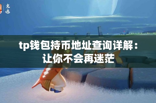 tp钱包持币地址查询详解：让你不会再迷茫