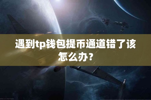 遇到tp钱包提币通道错了该怎么办？