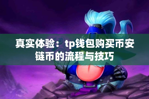 真实体验：tp钱包购买币安链币的流程与技巧