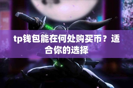tp钱包能在何处购买币？适合你的选择